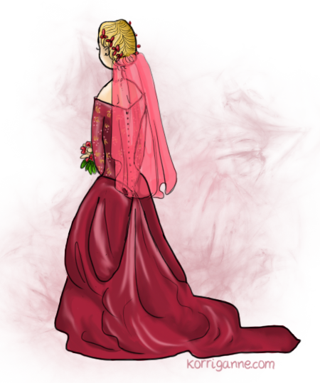 la mariée était en rouge