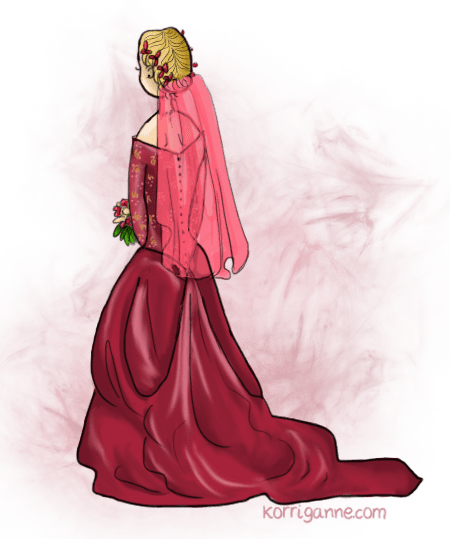 la mariée était en rouge